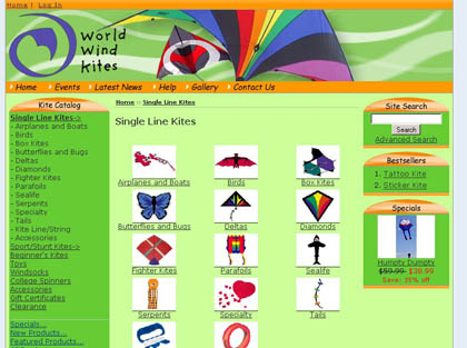 World Wind Kites Screenshot
