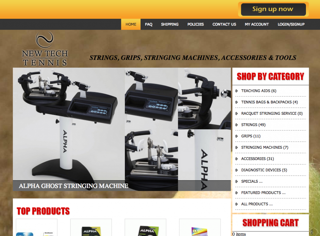 ecommerce website with Zen Cart