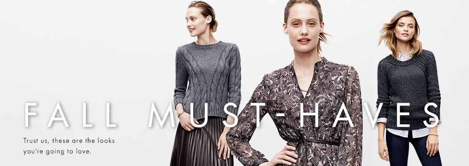 Example from AnnTaylor.com