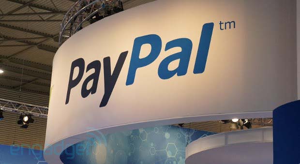 PayPal company sign