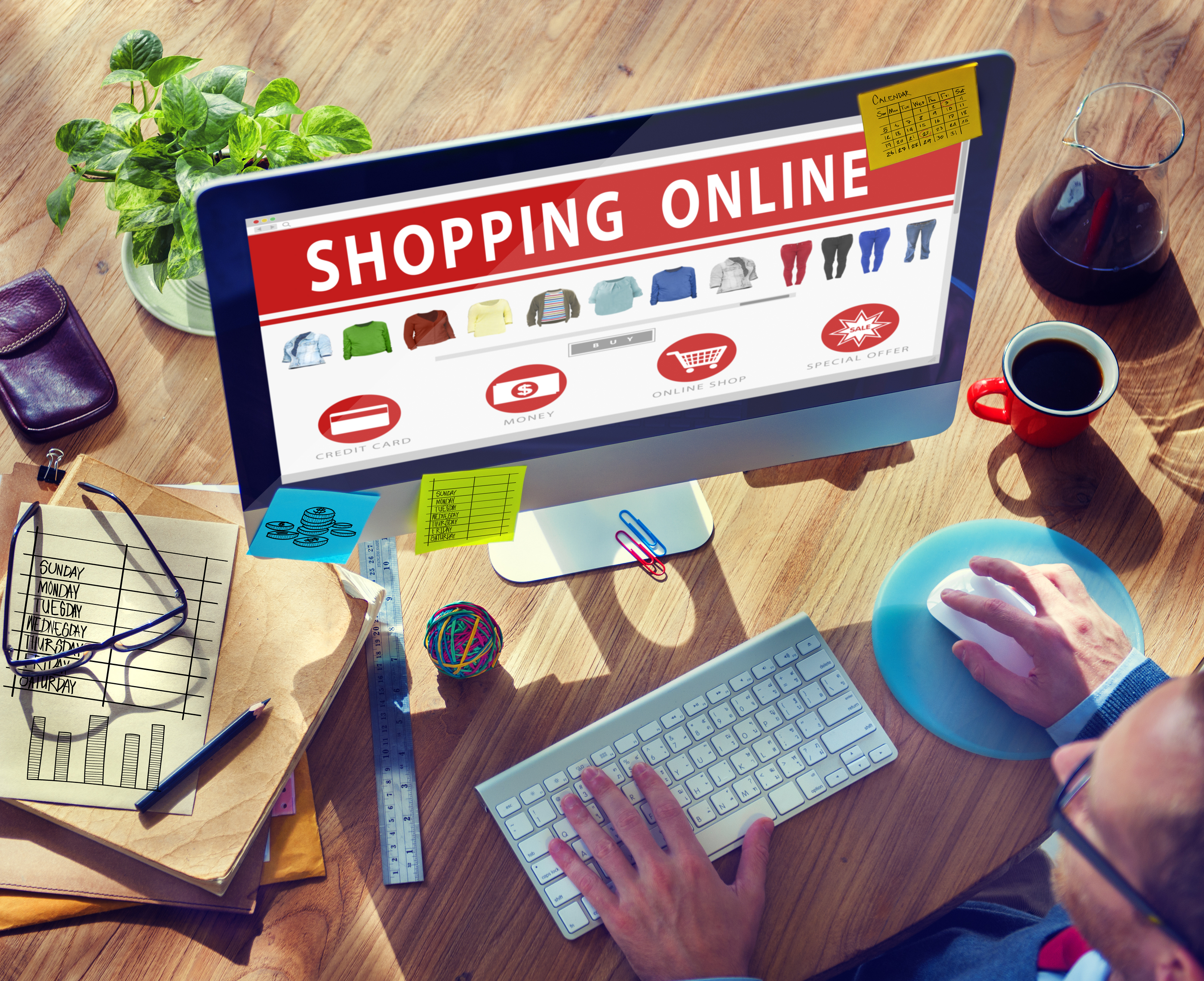 Digital Online Shopping E-Commerce Purchase Buying Browsing Conc