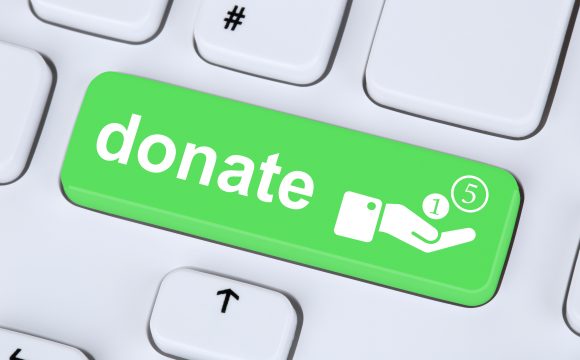 Donate call to action button