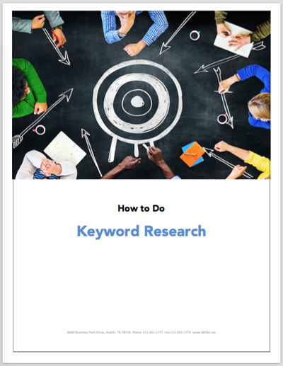 How To Do Keyword Research Ebook