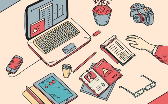Digital agencies concept
