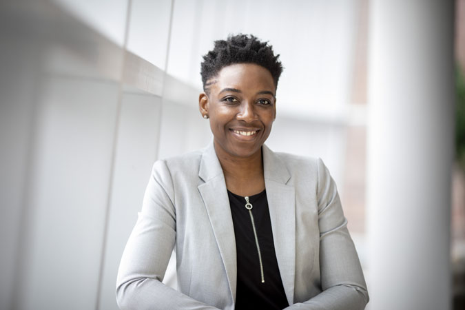 Professional woman in suit