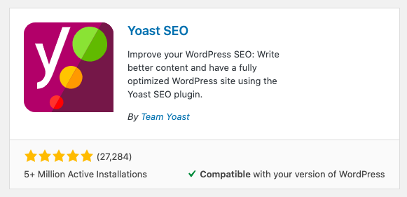 Yoast SEO Plugin