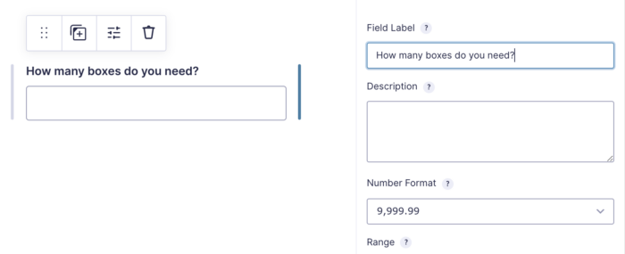 G Form calculator form how to field