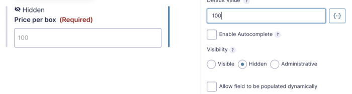 Gravity Form number price field