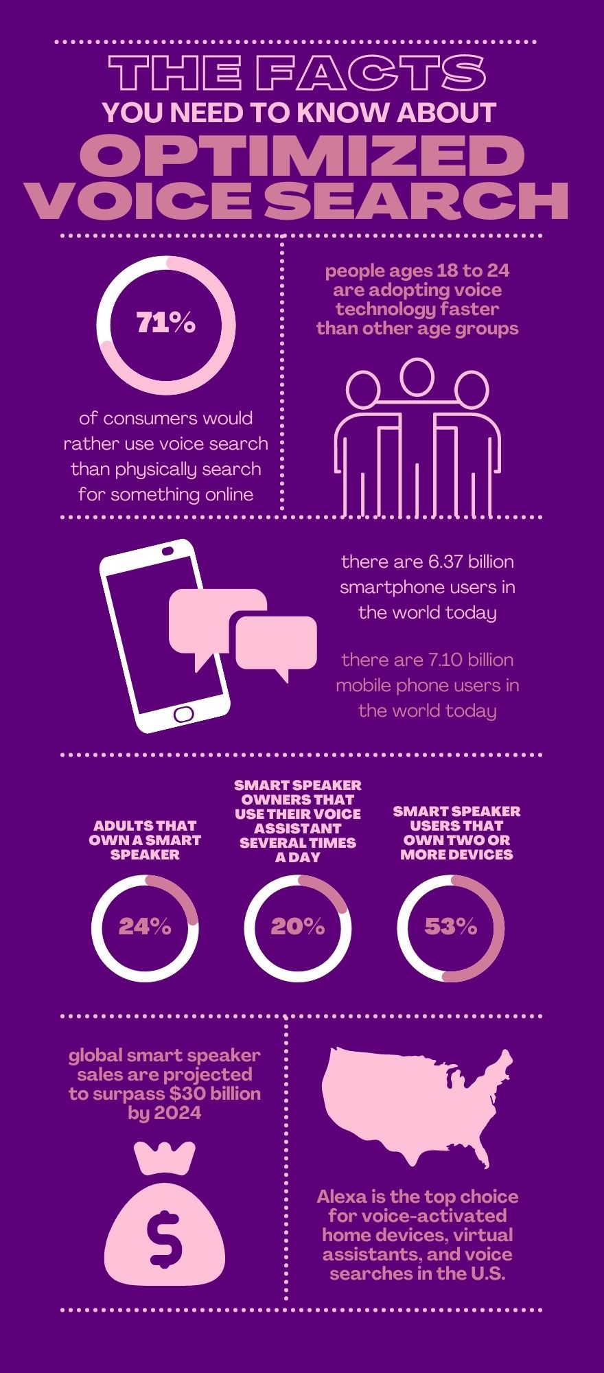 optimized voice search infographic