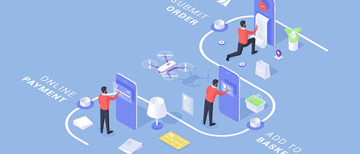 Ecommerce process flow and ecommerce development