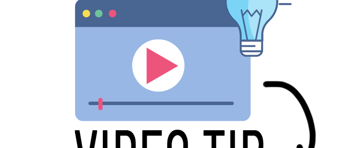 Video Tip Featured Image