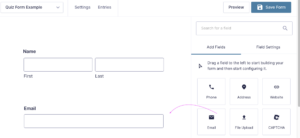 Adding basic form fields