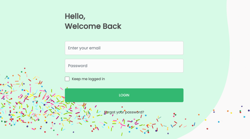 Example of Creative Login Page Design
