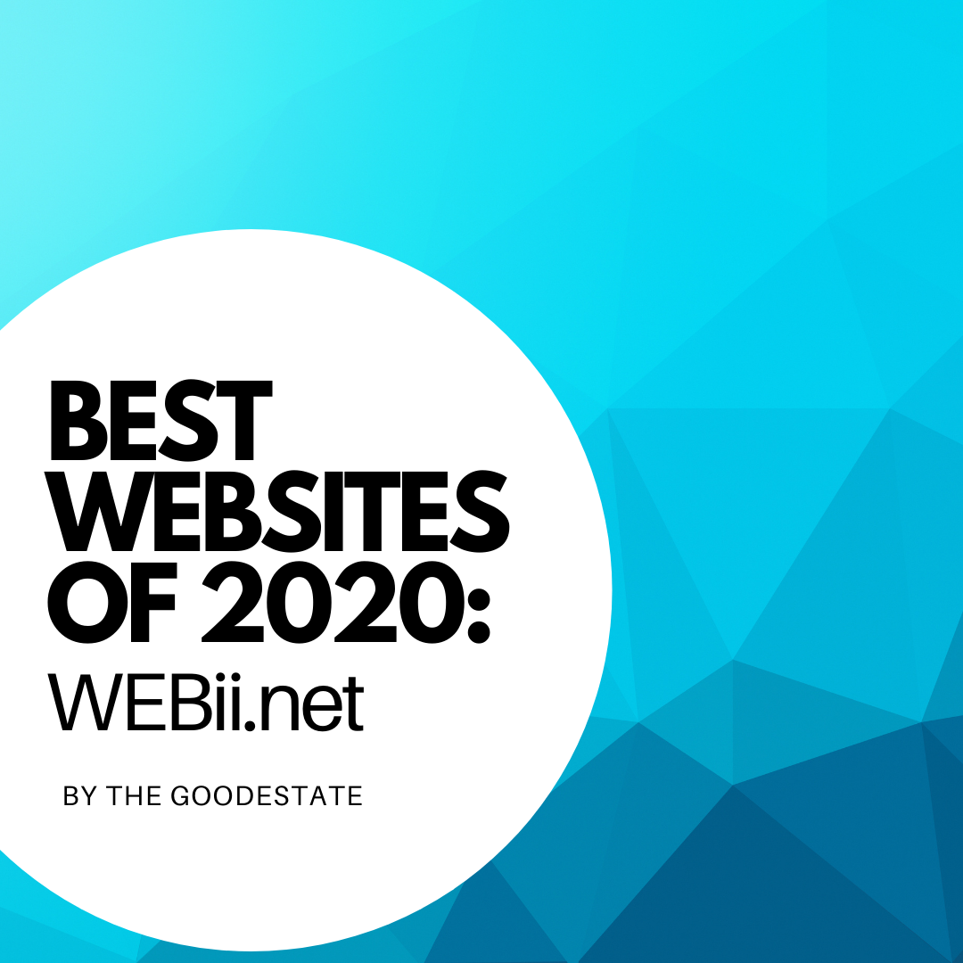 Best Websites 2020 WEBii.net TheGoodEstate