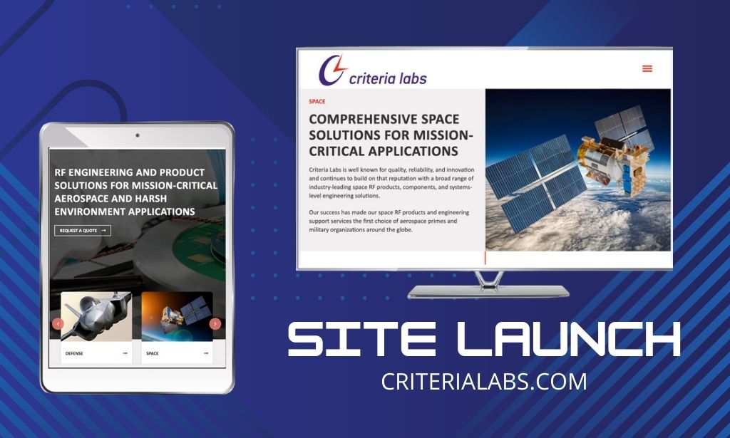 Criteria Labs Web Design Launch Press