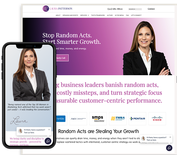 Laura P website design